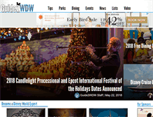 Tablet Screenshot of guide2wdw.com